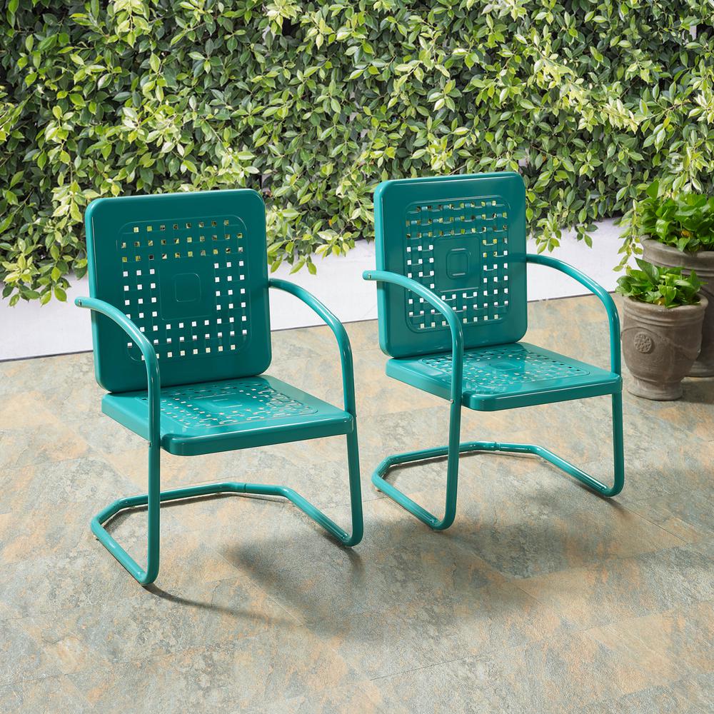 Bates 2Pc Retro Outdoor Chair Set - 2 Armchairs