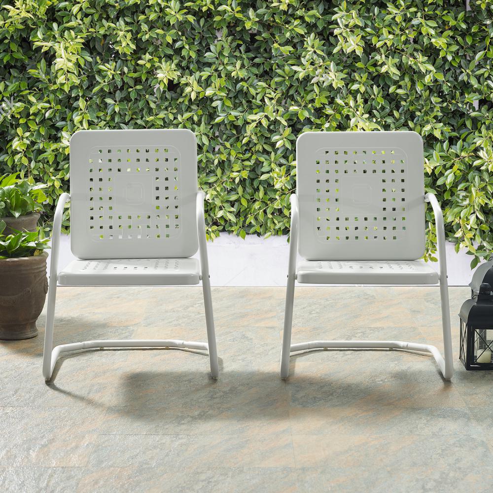 Bates 2Pc Retro Outdoor Chair Set - 2 Armchairs