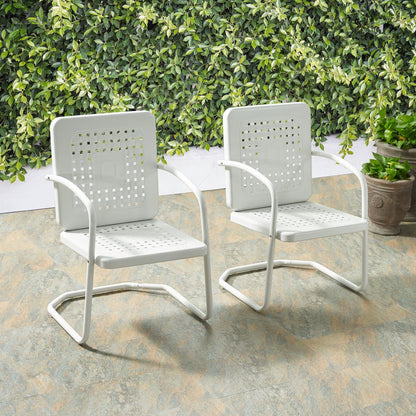 Bates 2Pc Retro Outdoor Chair Set - 2 Armchairs