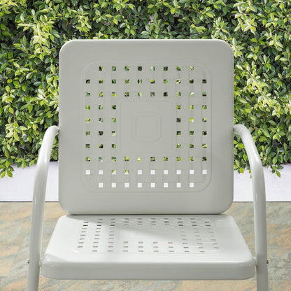 Bates 2Pc Retro Outdoor Chair Set - 2 Armchairs
