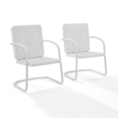 Bates 2Pc Retro Outdoor Chair Set - 2 Armchairs