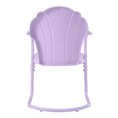 Retro Outdoor Chair Set with 2 Casual Side Chairs for Patio Garden Relaxation