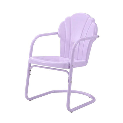 Retro Outdoor Chair Set with 2 Casual Side Chairs for Patio Garden Relaxation