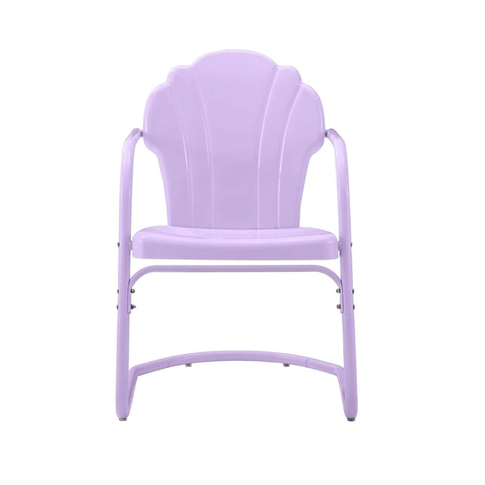 Retro Outdoor Chair Set with 2 Casual Side Chairs for Patio Garden Relaxation
