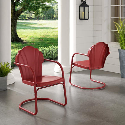 Tulip 2Pc Retro Outdoor Chair Set - 2 Chairs