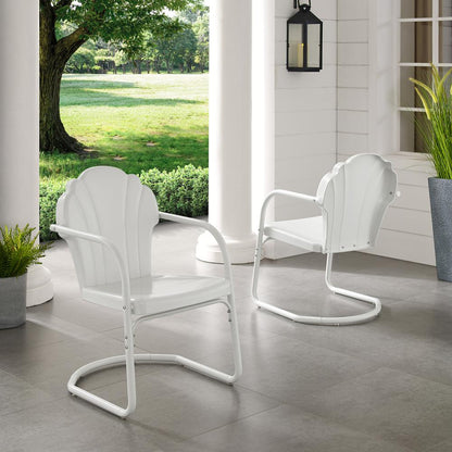 Tulip 2Pc Retro Outdoor Chair Set - 2 Chairs
