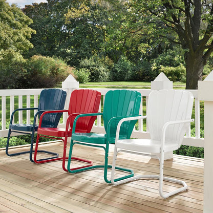 Ridgeland 2Pc Retro Outdoor Chair Set - 2 Chairs