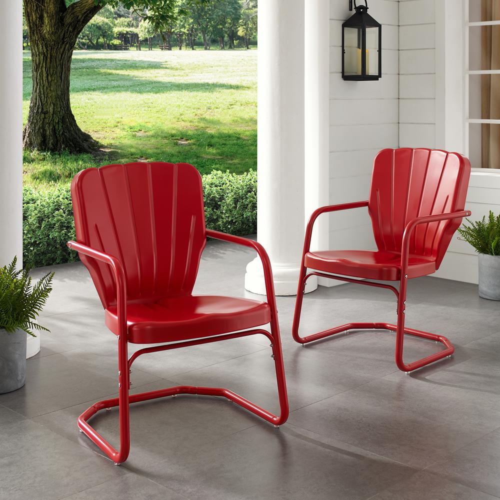 Ridgeland 2Pc Retro Outdoor Chair Set - 2 Chairs