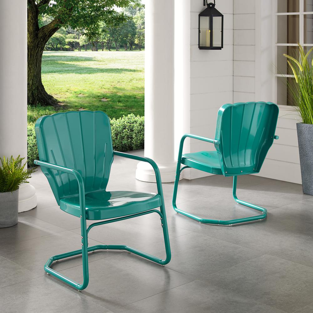 Ridgeland 2Pc Retro Outdoor Chair Set - 2 Chairs
