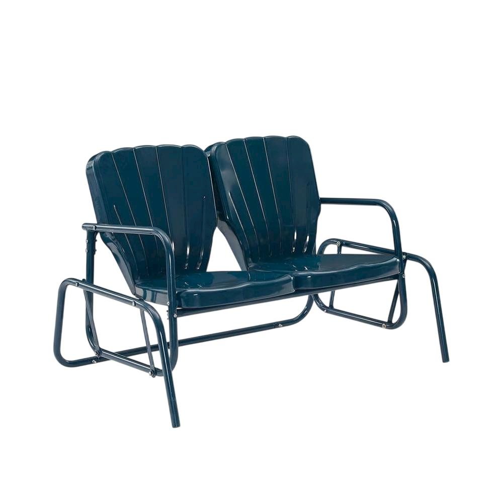 Outdoor loveseat with armrest and supportive backrest for relaxing comfort