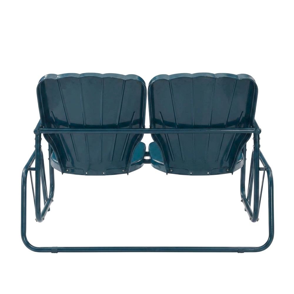 Outdoor loveseat with armrest and supportive backrest for relaxing comfort