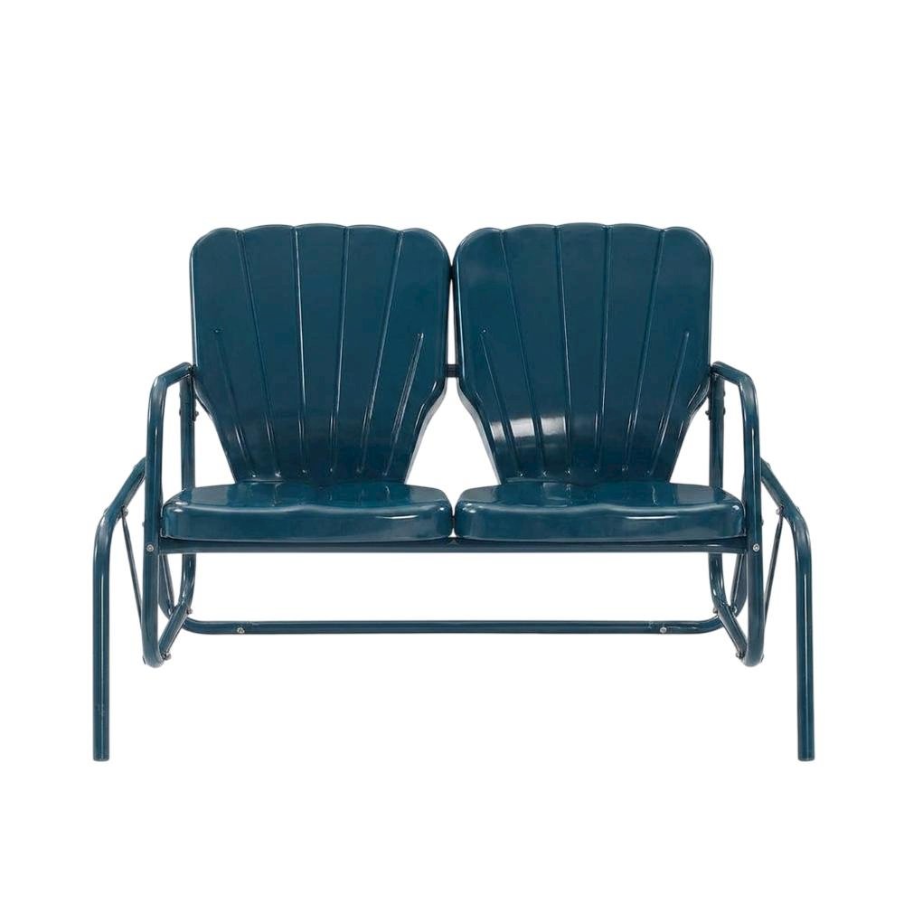 Outdoor loveseat with armrest and supportive backrest for relaxing comfort