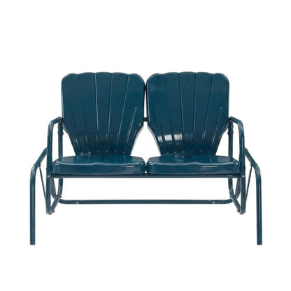 Outdoor loveseat with armrest and supportive backrest for relaxing comfort