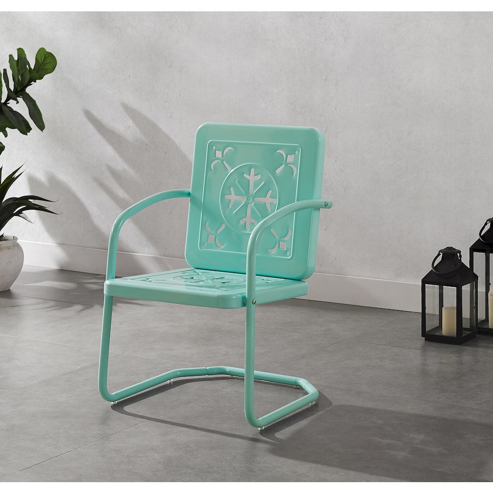 Azalea 2-Piece Retro Outdoor Chair Set - 2 Chairs