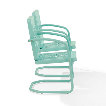 Azalea 2-Piece Retro Outdoor Chair Set - 2 Chairs