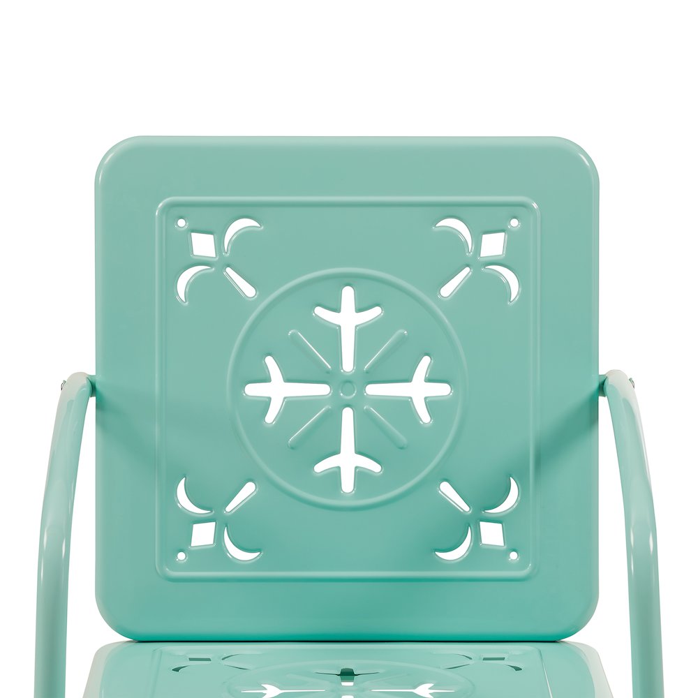 Azalea 2-Piece Retro Outdoor Chair Set - 2 Chairs