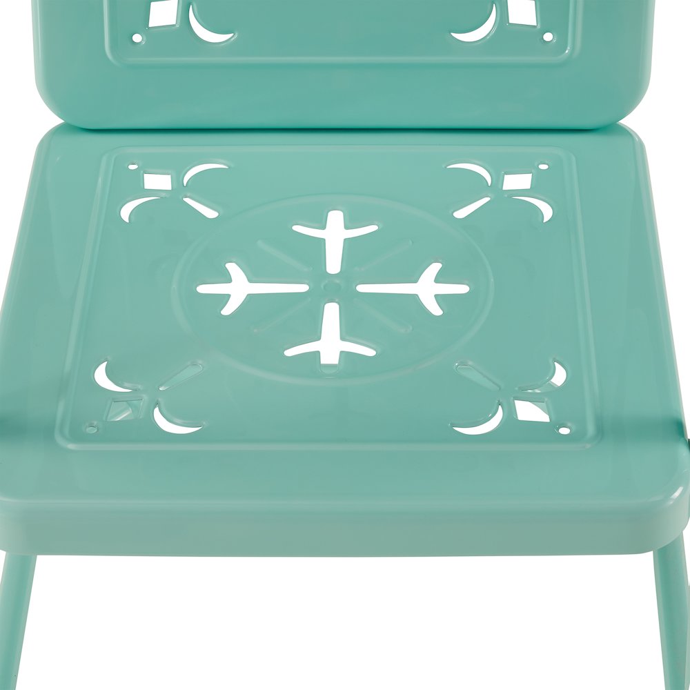 Azalea 2-Piece Retro Outdoor Chair Set - 2 Chairs