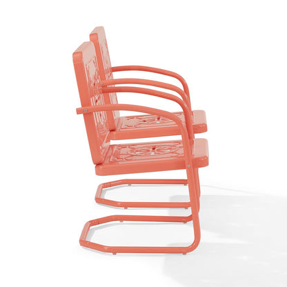Azalea 2-Piece Retro Outdoor Chair Set - 2 Chairs