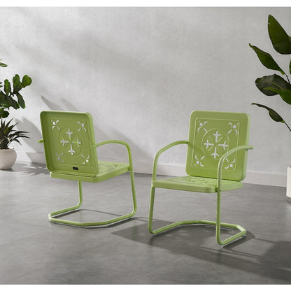 Azalea 2-Piece Retro Outdoor Chair Set - 2 Chairs