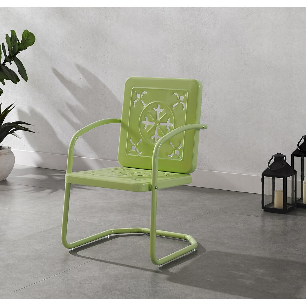 Azalea 2-Piece Retro Outdoor Chair Set - 2 Chairs