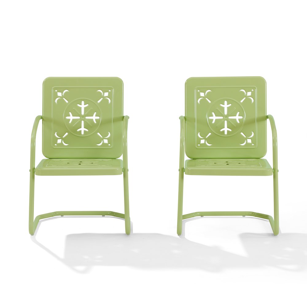 Azalea 2-Piece Retro Outdoor Chair Set - 2 Chairs