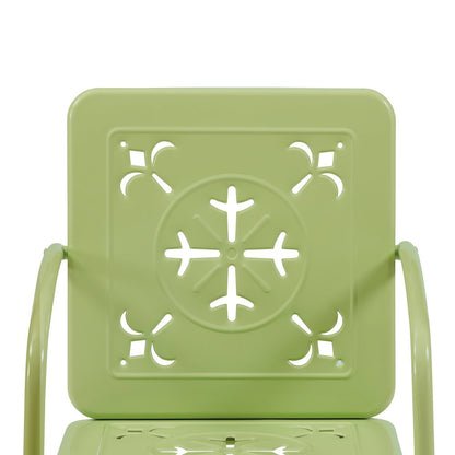 Azalea 2-Piece Retro Outdoor Chair Set - 2 Chairs