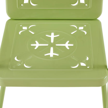 Azalea 2-Piece Retro Outdoor Chair Set - 2 Chairs