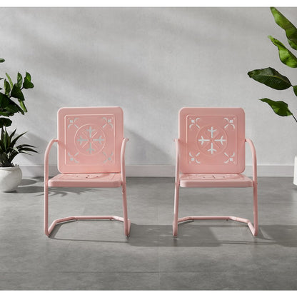 Azalea 2-Piece Retro Outdoor Chair Set - 2 Chairs