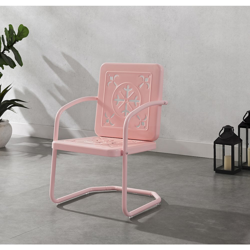 Azalea 2-Piece Retro Outdoor Chair Set - 2 Chairs