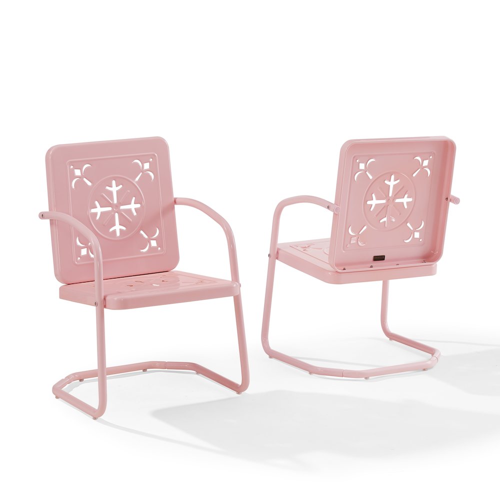 Azalea 2-Piece Retro Outdoor Chair Set - 2 Chairs