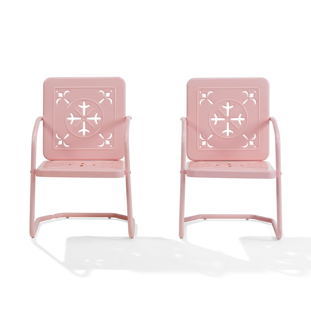 Azalea 2-Piece Retro Outdoor Chair Set - 2 Chairs