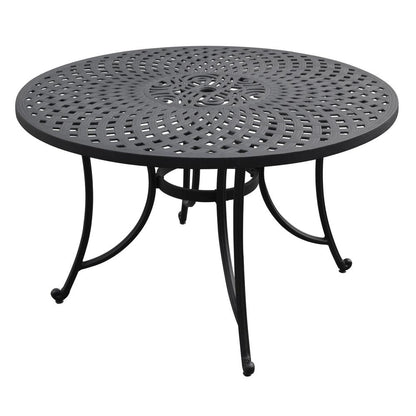 Sedona 46" Cast Aluminum Round Outdoor Dining Table