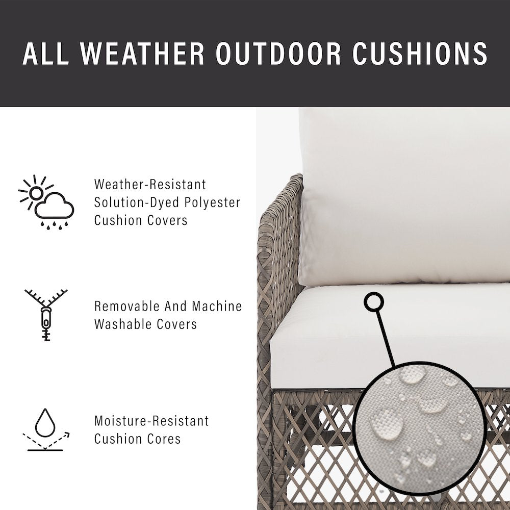 Granite Bay 2-Piece Wicker Outdoor Chair Set - 2 Chairs