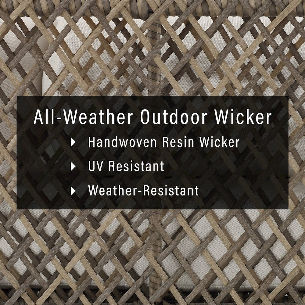 Granite Bay 2-Piece Wicker Outdoor Chair Set - 2 Chairs