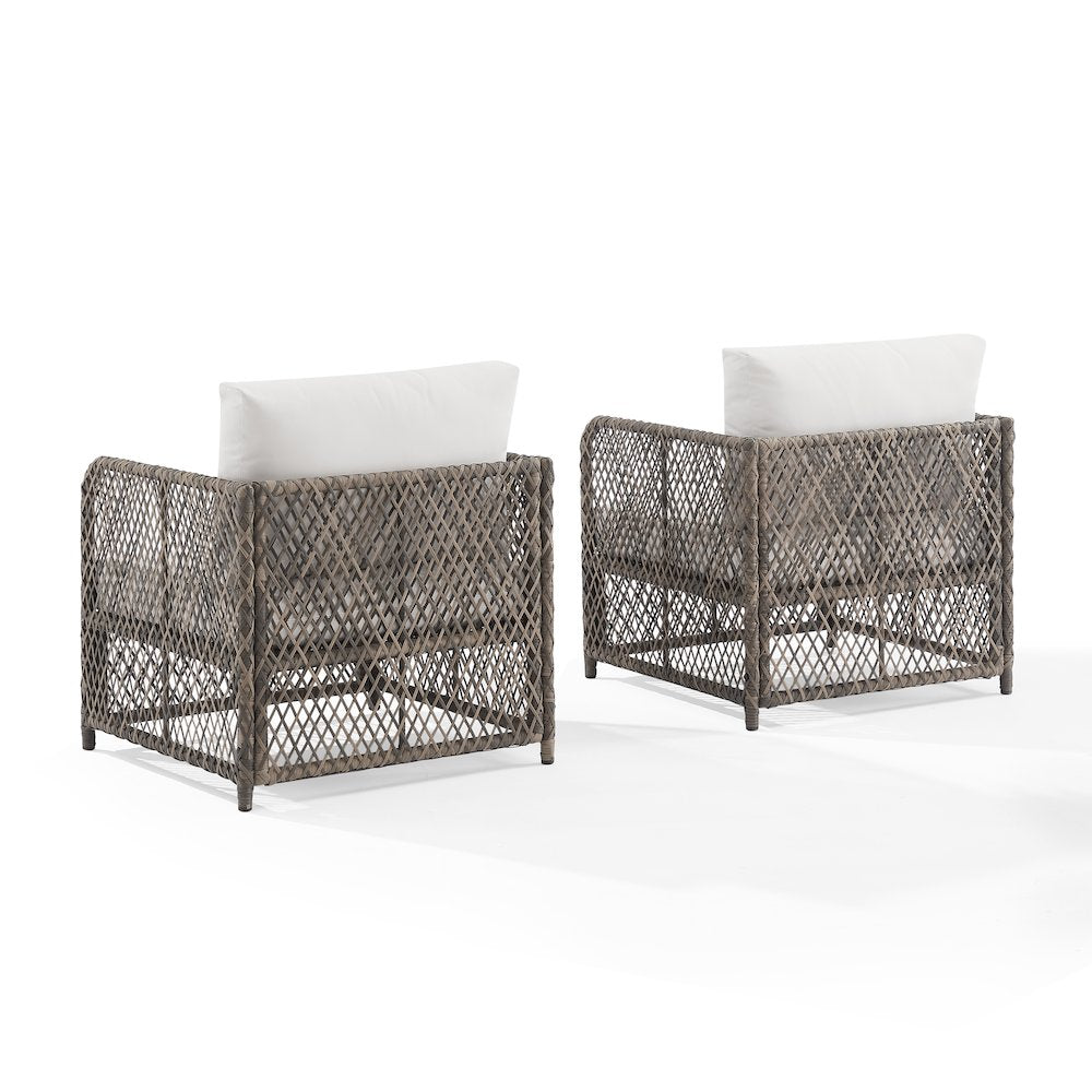 Granite Bay 2-Piece Wicker Outdoor Chair Set - 2 Chairs