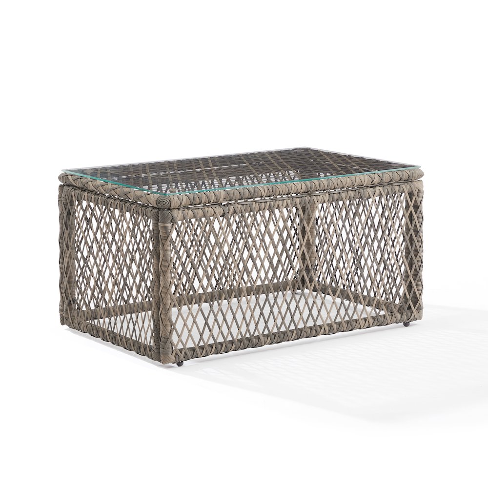 Granite Bay Wicker Outdoor Coffee Table