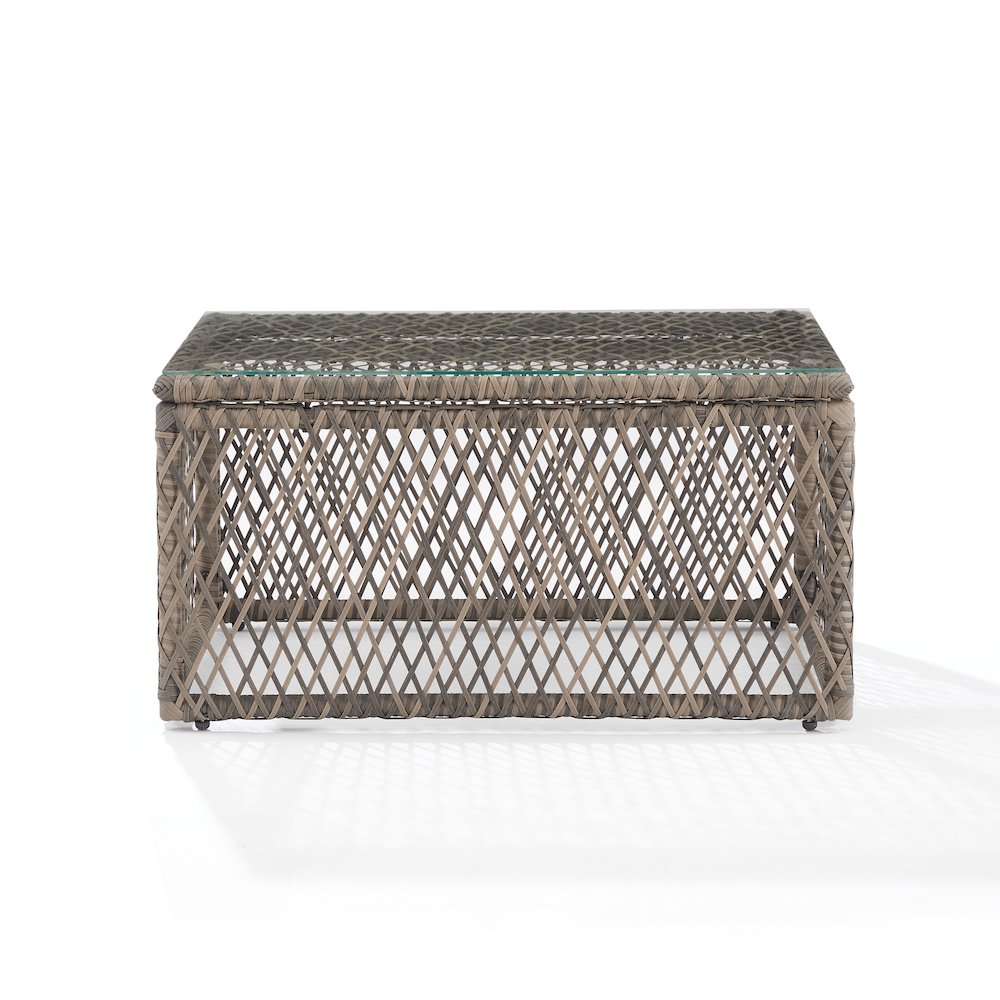 Granite Bay Wicker Outdoor Coffee Table