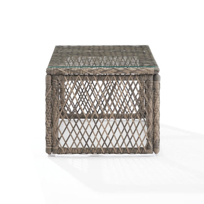Granite Bay Wicker Outdoor Coffee Table