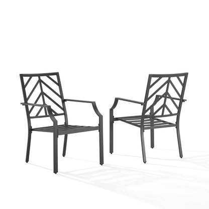 Otto 2Pc Outdoor Dining Chair Set - 2 Chairs