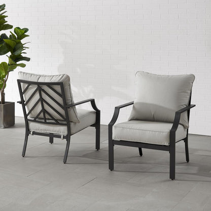 Otto 2Pc Outdoor Chair Set - 2 Armchairs