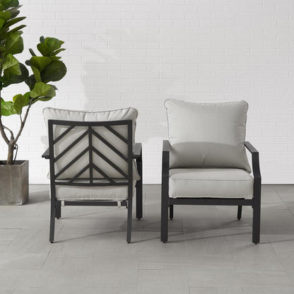 Otto 2Pc Outdoor Chair Set - 2 Armchairs
