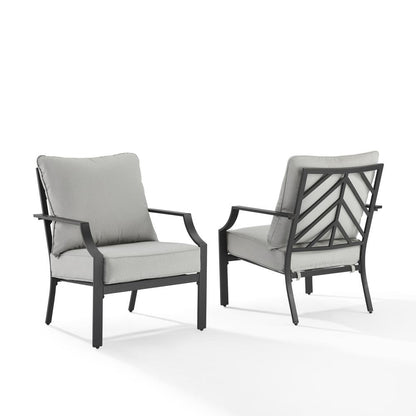 Otto 2Pc Outdoor Chair Set - 2 Armchairs