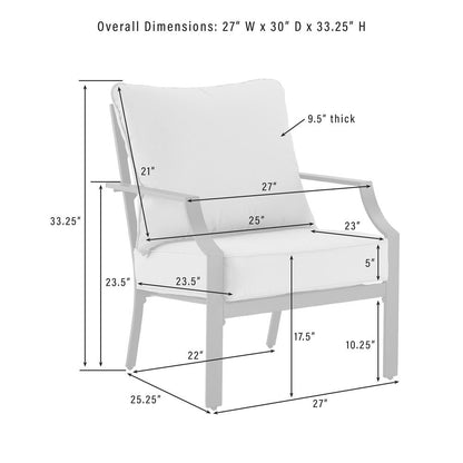 Otto 2Pc Outdoor Chair Set - 2 Armchairs