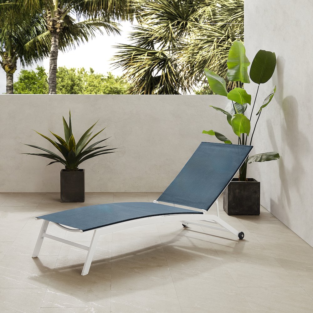 Weaver Outdoor Chaise Lounge