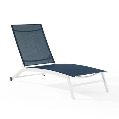 Weaver Outdoor Chaise Lounge