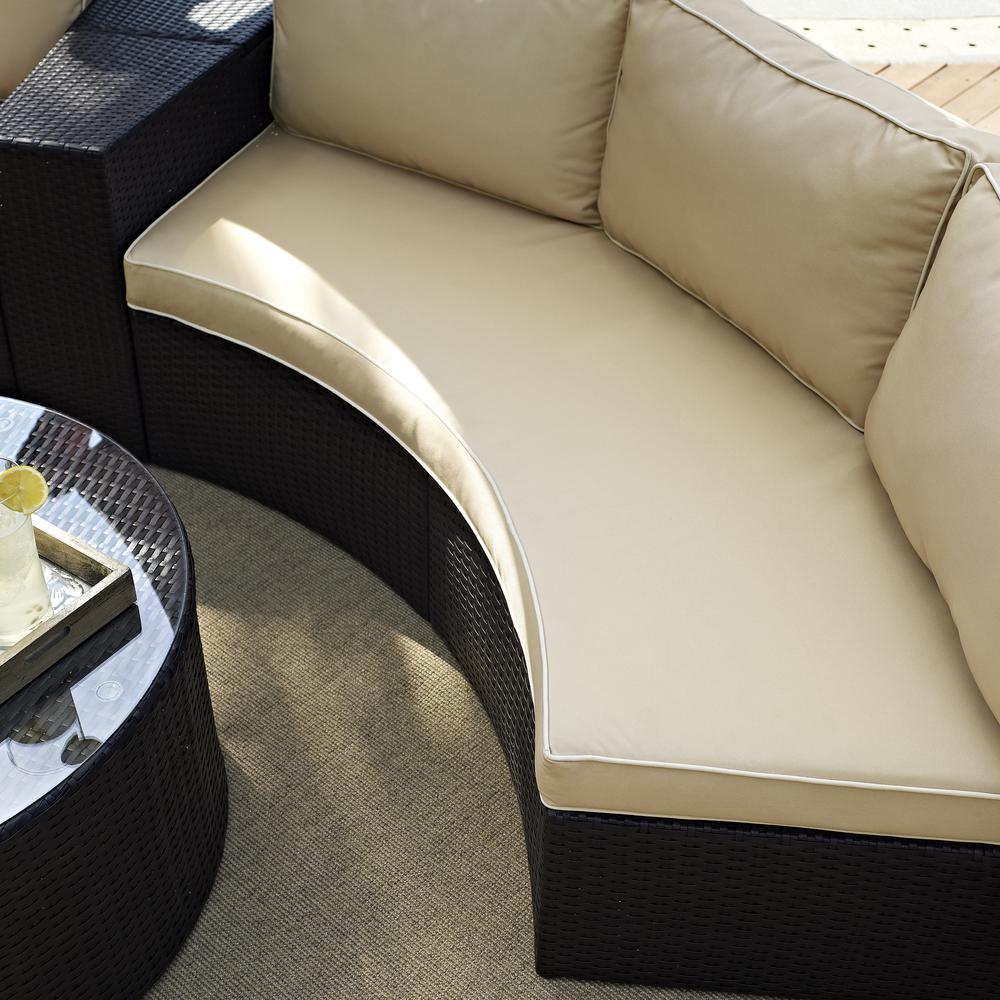 Catalina Wicker Round Outdoor Sectional Sofa