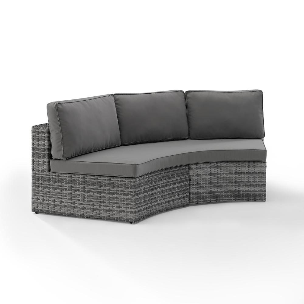 Catalina Wicker Round Outdoor Sectional Sofa