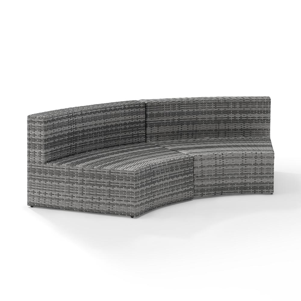 Catalina Wicker Round Outdoor Sectional Sofa