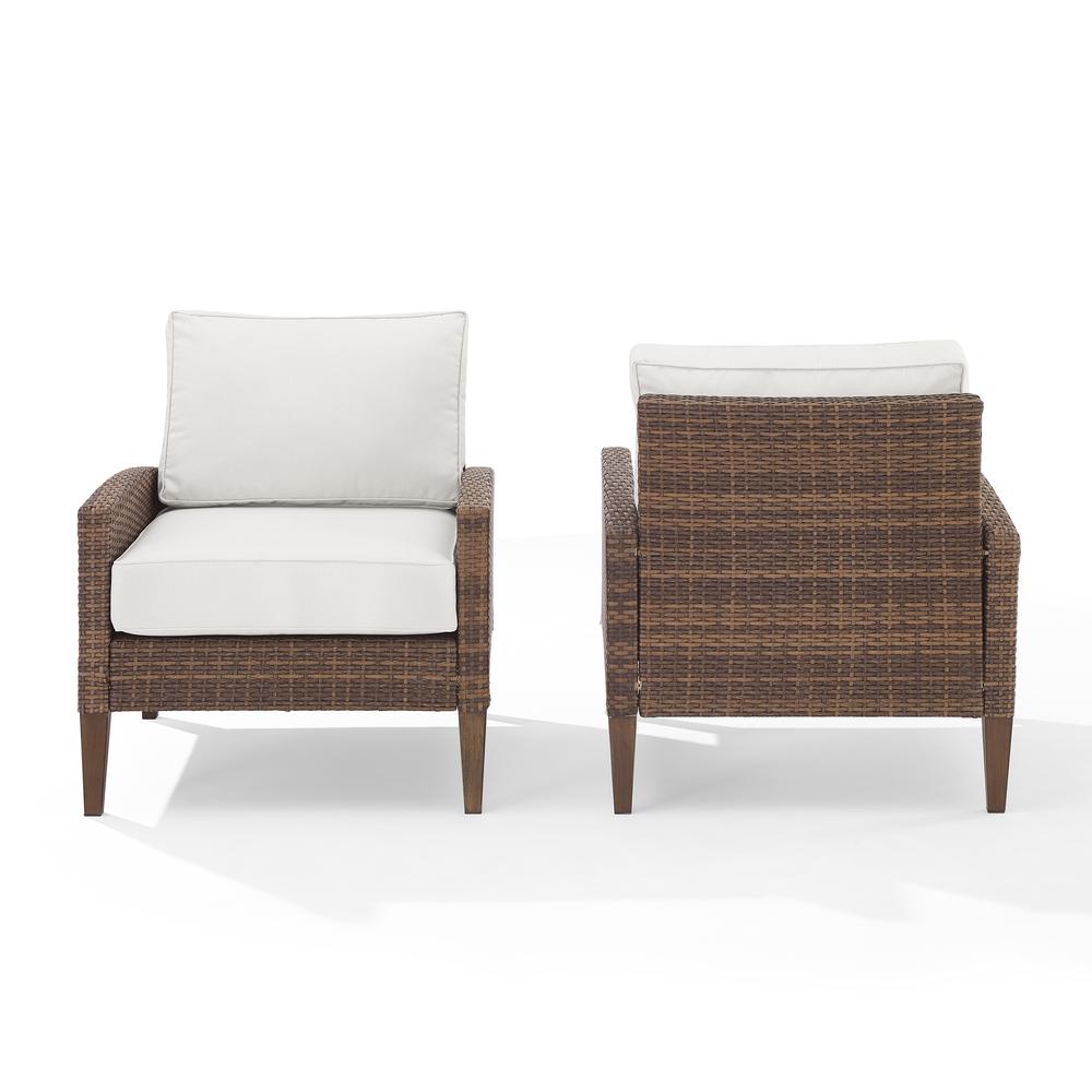 Capella 2Pc Wicker Outdoor Chair Set - 2 Armchairs