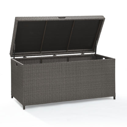 Palm Harbor Wicker Outdoor Storage Box
